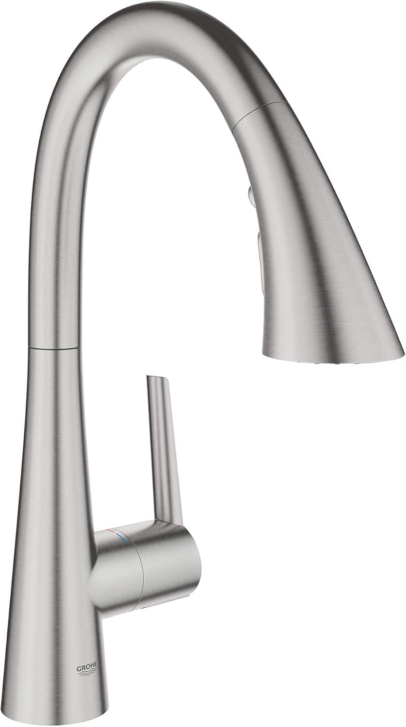 ZEDRA Single-Handle Pull Down Triple Spray Bar Faucet 1.75 GPM