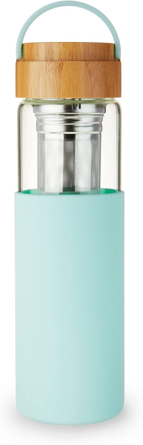 Pinky Up Dana Glass Travel Infuser Mug in Lavender