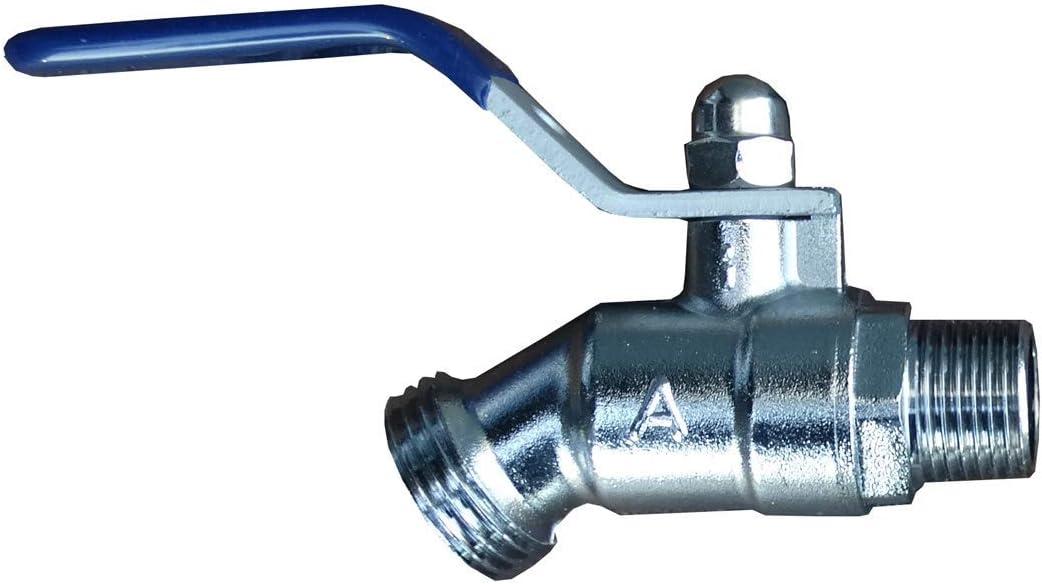 American Valve 1/2" M71QTM Hose bibb, Chrome