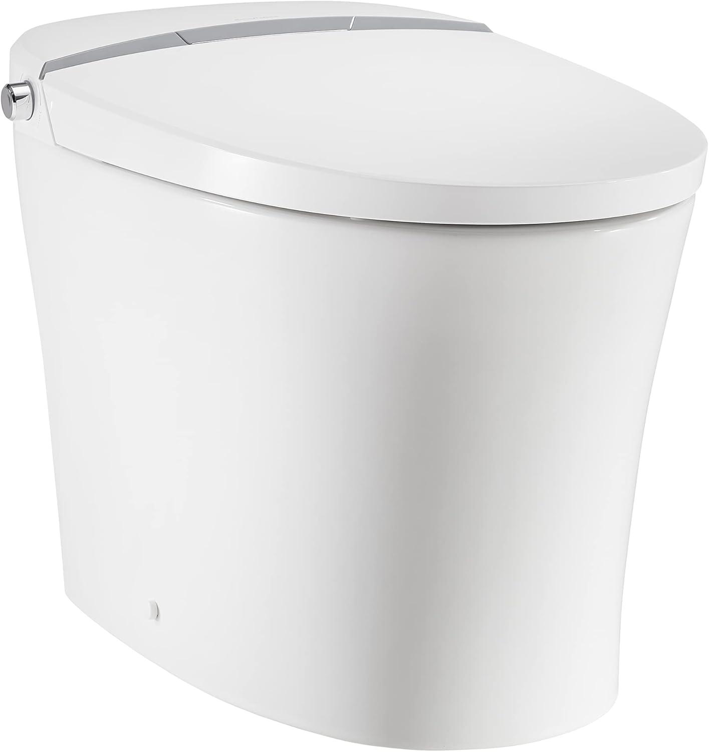 Avancer Smart Tankless Elongated Toilet and Bidet, Touchless Vortex Dual-Flush 1.1/1.6 gpf