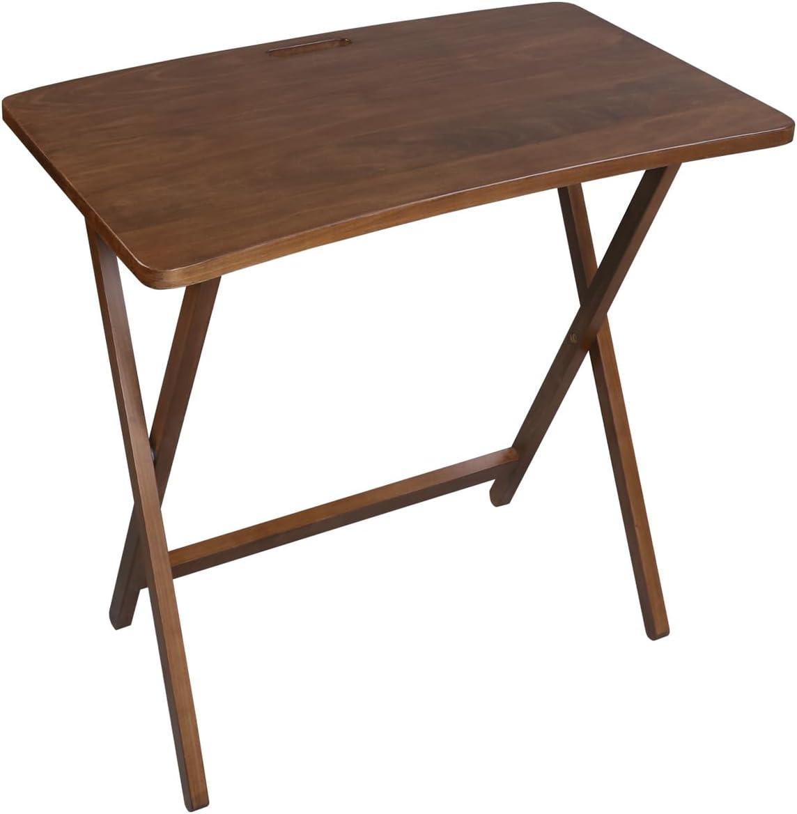 Arizona Folding Table with Solid American Gum - Walnut