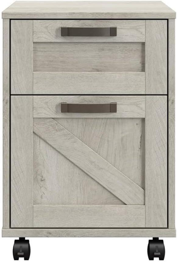 Cowden 16"W 2 -Drawer Mobile Vertical Filing Cabinet