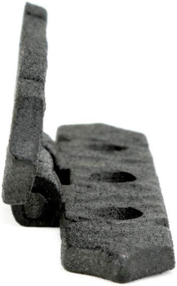 Black Iron Spear Tip Cabinet Hinge with Screws