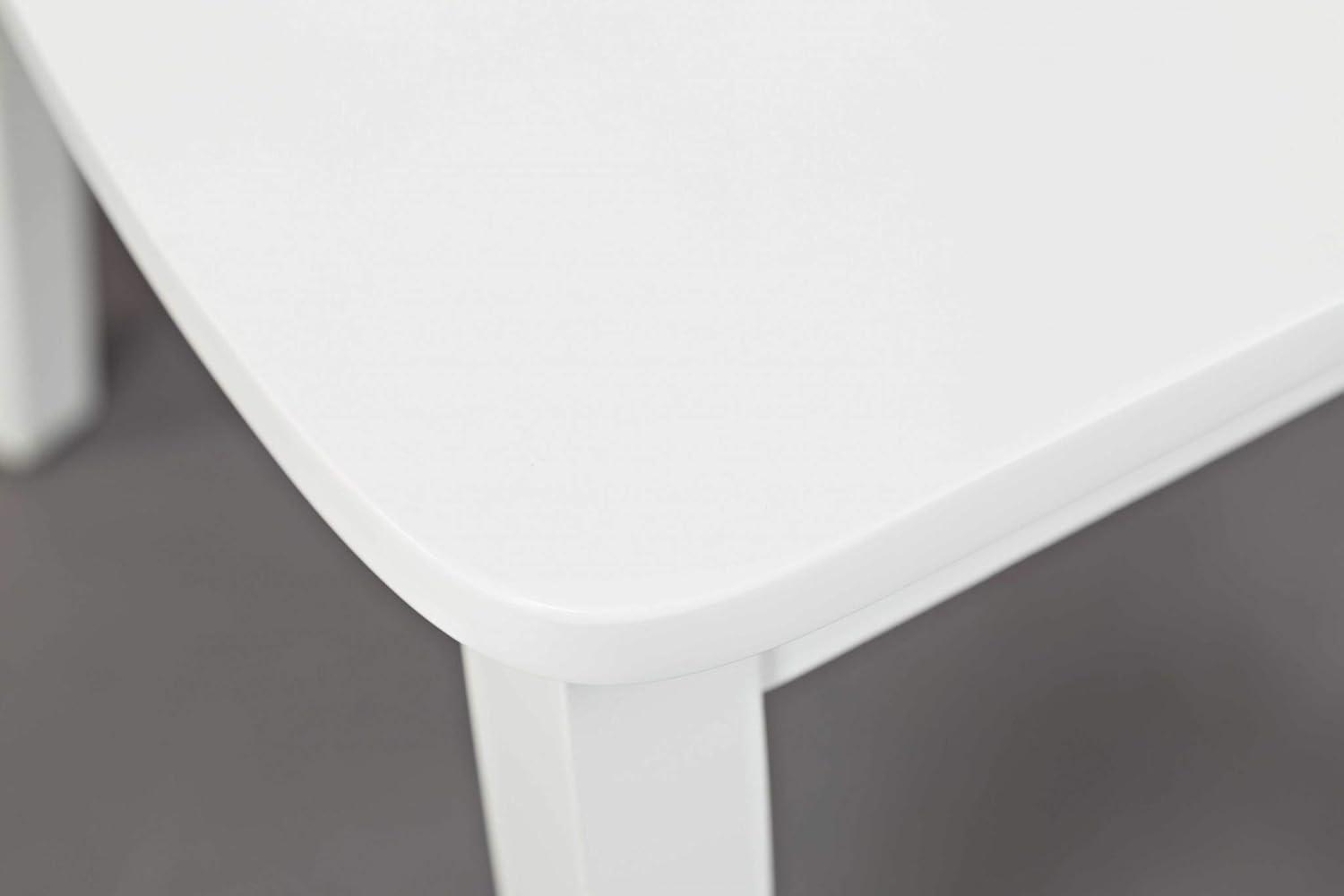 Paperwhite High Cross-Back Upholstered Side Chair in Solid Wood