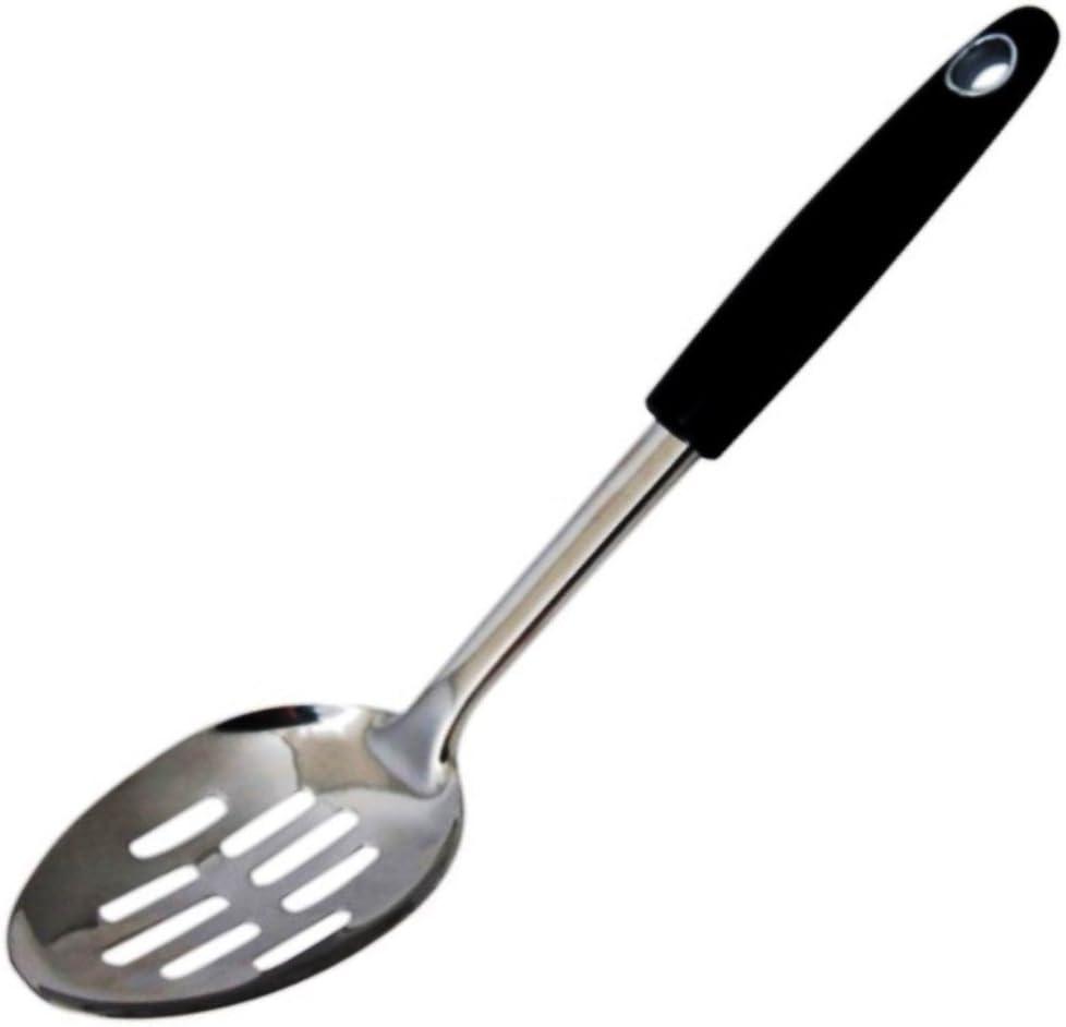 Chef Craft Heavy Duty Slotted Spoon, 12 inch, Stainless Steel