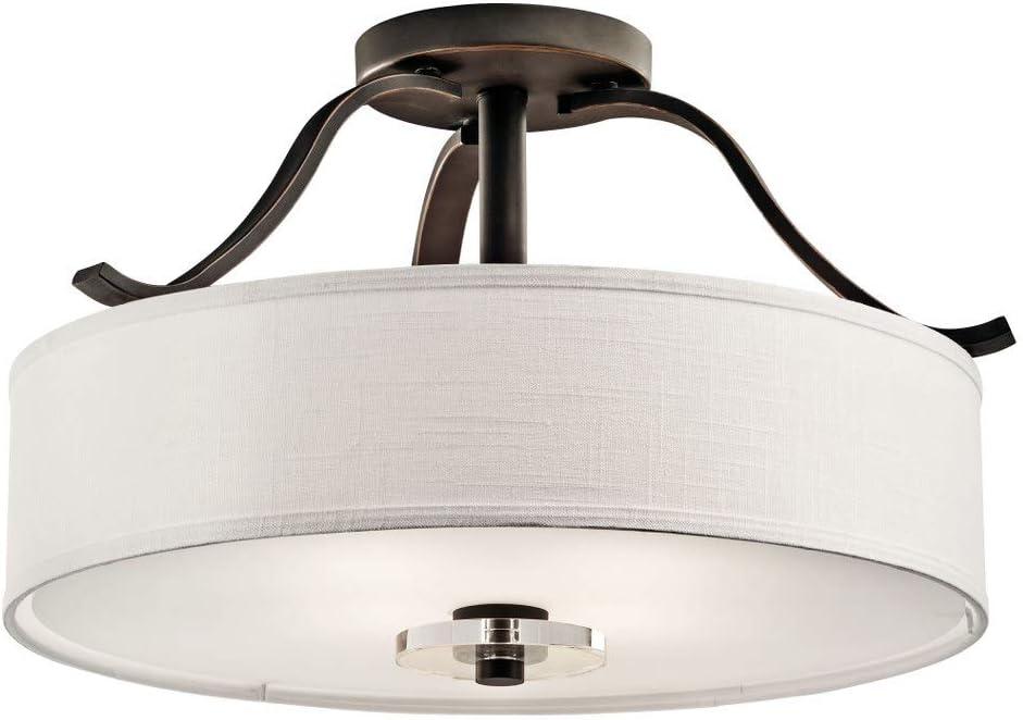 Kichler Lighting Leighton 4 - Light Semi-Flush Mount in  Olde Bronze