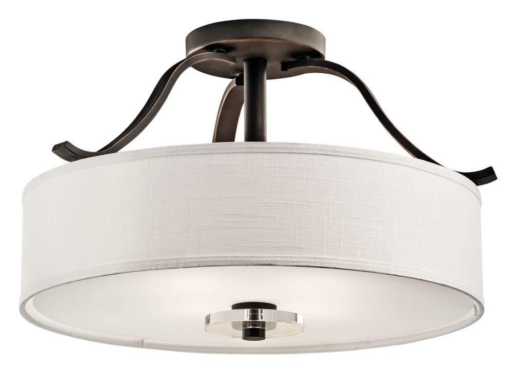 Kichler Lighting Leighton 4 - Light Semi-Flush Mount in  Olde Bronze
