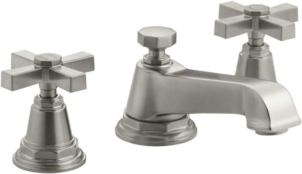 Pinstripe® Pure Widespread Bathroom Sink Faucet with Cross Handles
