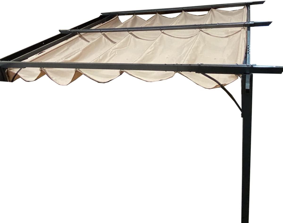 Garden Winds Replacement Canopy Top Cover Compatible with The ABC Canopy 10 x 10 Pergola - Riplock 350