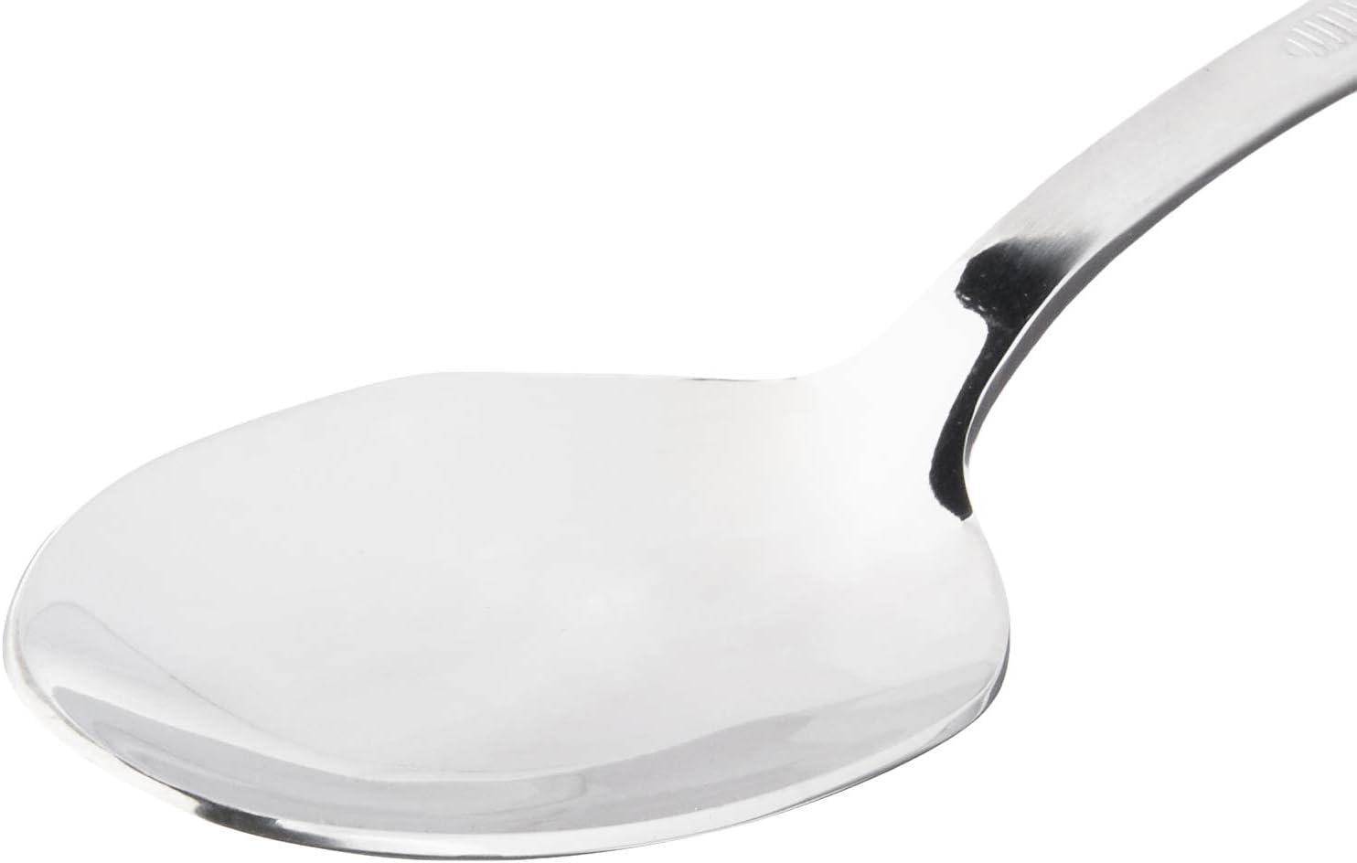 Mercer Satin Finish Stainless Steel Plating Spoon, 7-7/8 Inch