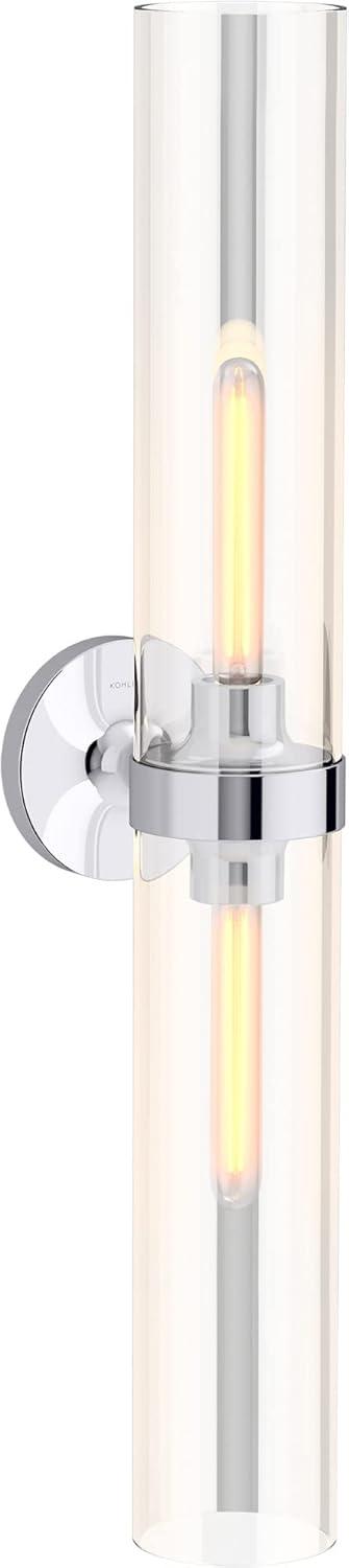 Purist™ 2 Light Indoor Bathroom Vanity Light Fixture, UL Listed