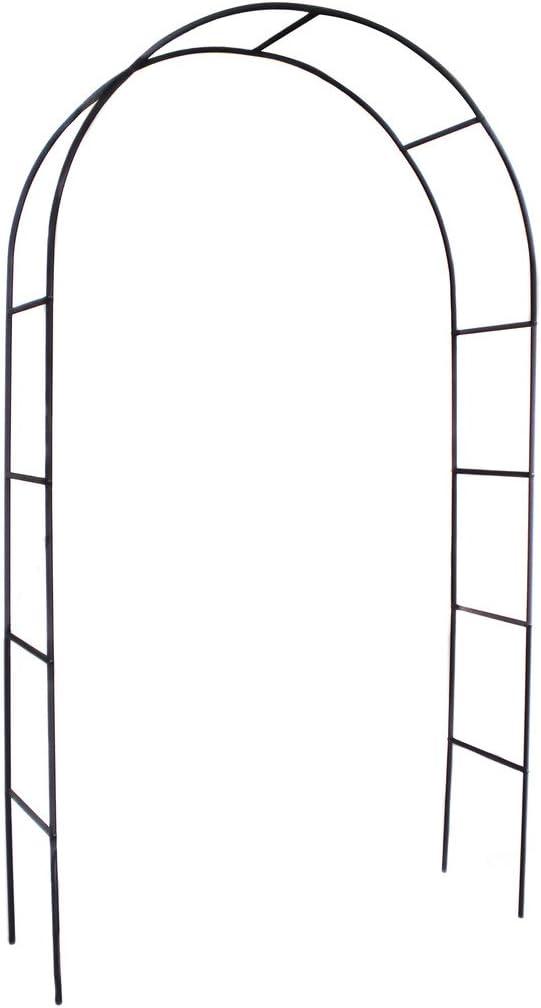 Metal Garden Arch 7.8ft High X 4.5ft Wide Garden Arbor for Various Climbing Plant Outdoor Garden Lawn Backyard Wedding Arch Party Decoration Archway