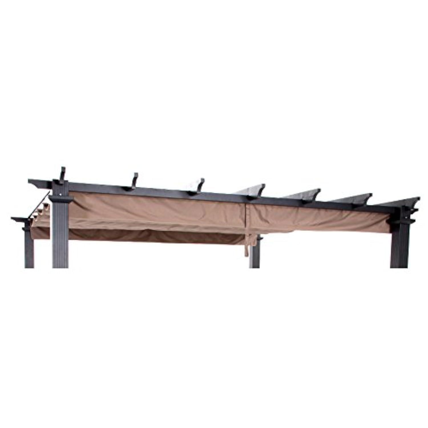 Garden Winds Replacement Canopy Top for the Home Depot Hampton Bay Pergola - RipLock 350