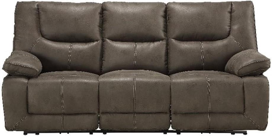 87'' Faux Leather Power Reclining Sofa