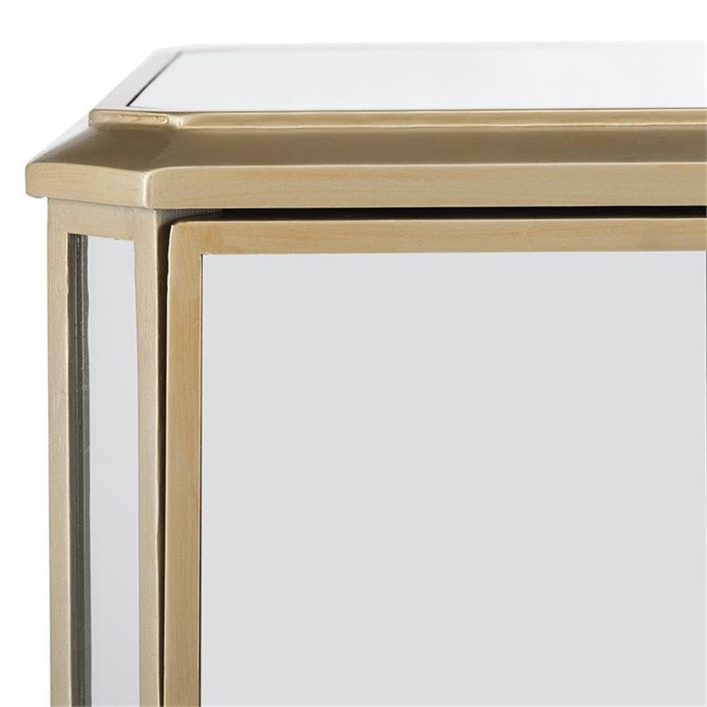 Giana 3 Drawer Nightstand - NST6601 - Mirror - Safavieh