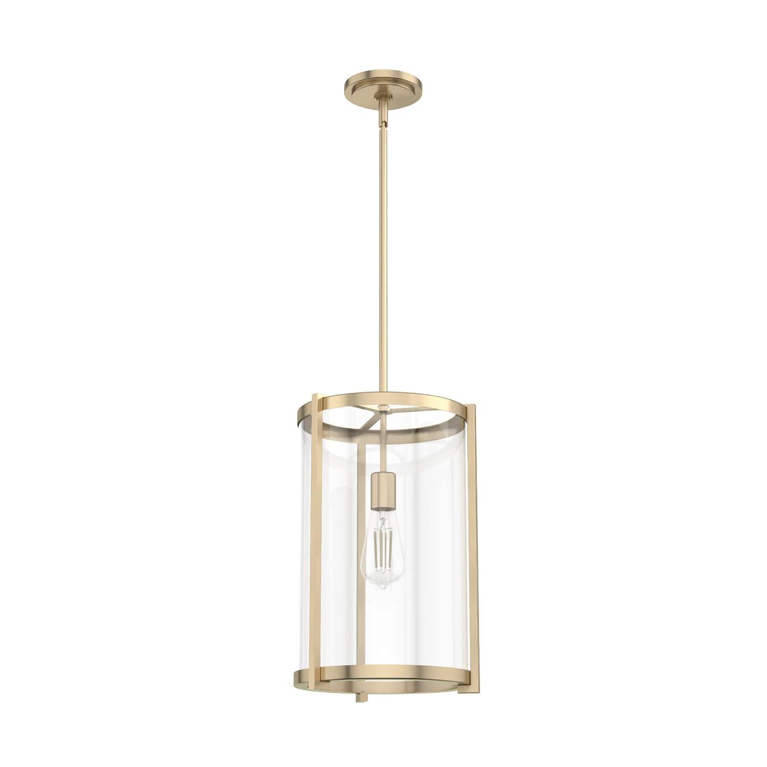 Hunter - Astwood 1-light Alturas Doradas, Lámpara Colgante de Tamaño Mediano, Regulable, Estilo Enjaulado, Forma Cilíndrica, para Dormitorios, Cocinas, Comedores, Salones - 19951