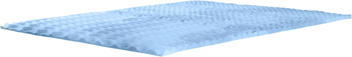 Twin XL Blue Cooling Memory Foam Mattress Topper