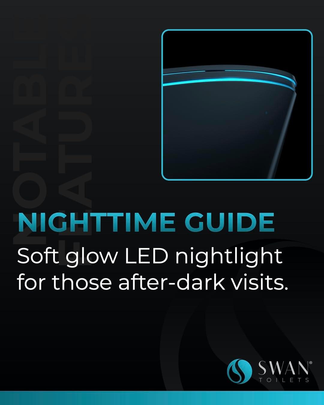 Swan S Pro Smart Bidet Toilet – Heated Seat, Auto Flush, Remote Control, Self-Cleaning Nozzle