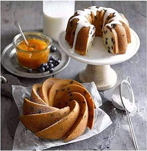 Silicone Fluted Pan Cake Nonstick Jello Molds Tube - Baking Cake, Jello, Gelatin, Bread - Para Gela