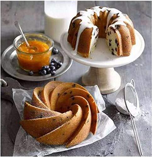 Silicone Fluted Pan Cake Nonstick Jello Molds Tube - Baking Cake, Jello, Gelatin, Bread - Para Gela