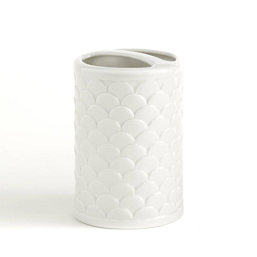 Kassatex Toothbrush Holder, Scala Bath Accessories | Embossed Porcelain