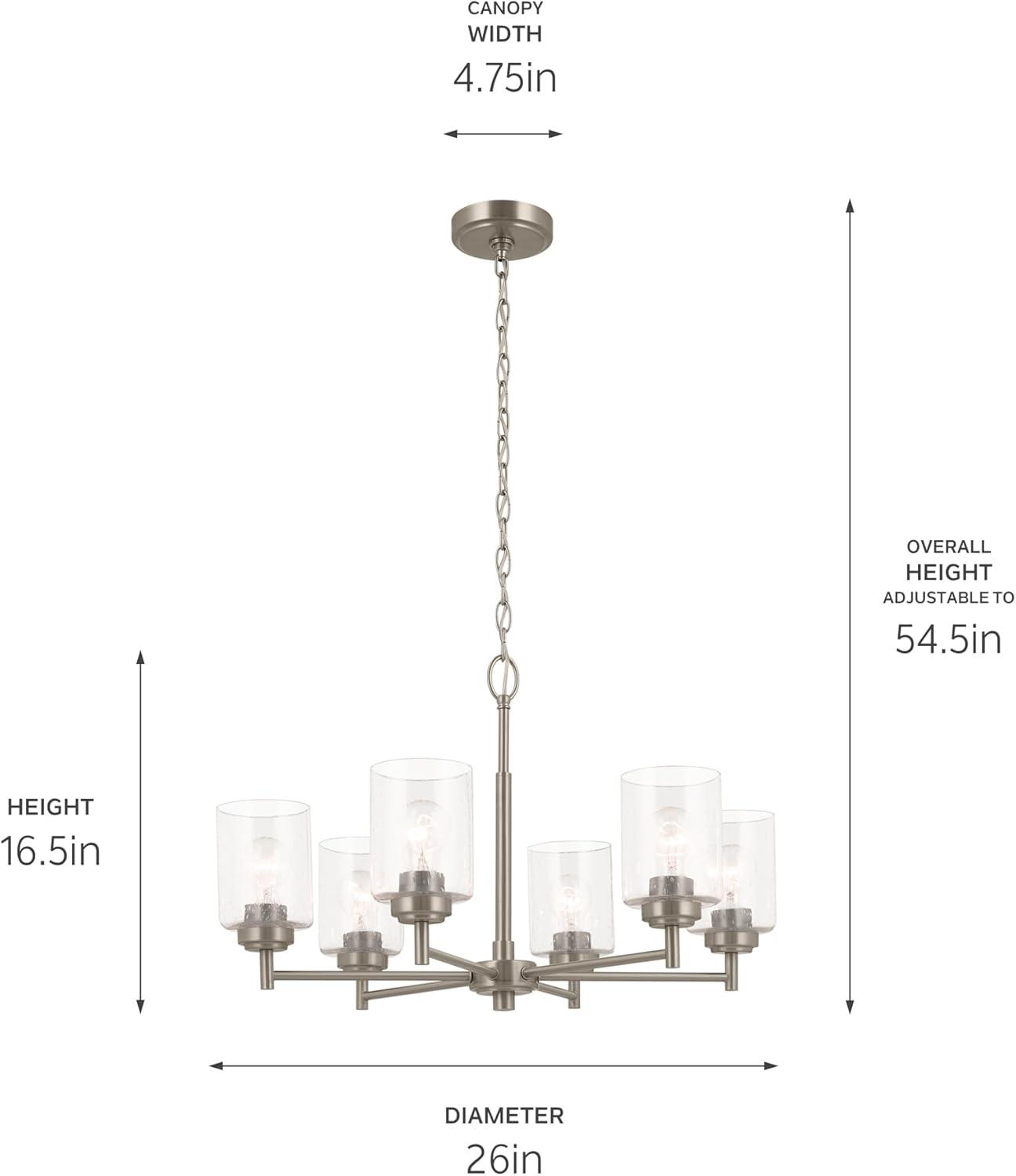 Winslow 6 - Light Dimmable Chandelier