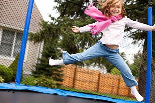 TrampolinePro 15ft Round Trampoline Blue Safety Pad, Spring Cover