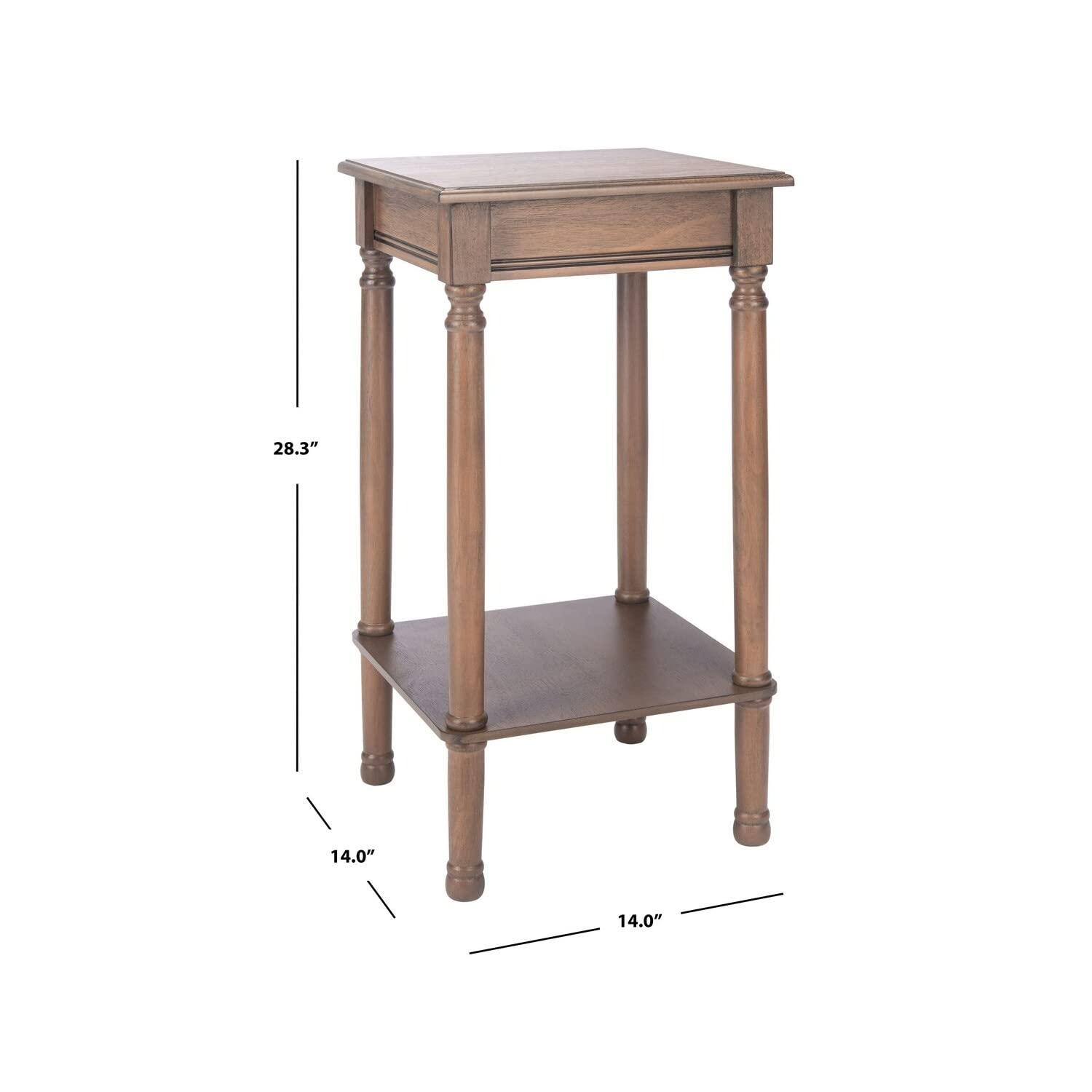 Tinsley Square Accent Table - Brown - Safavieh.