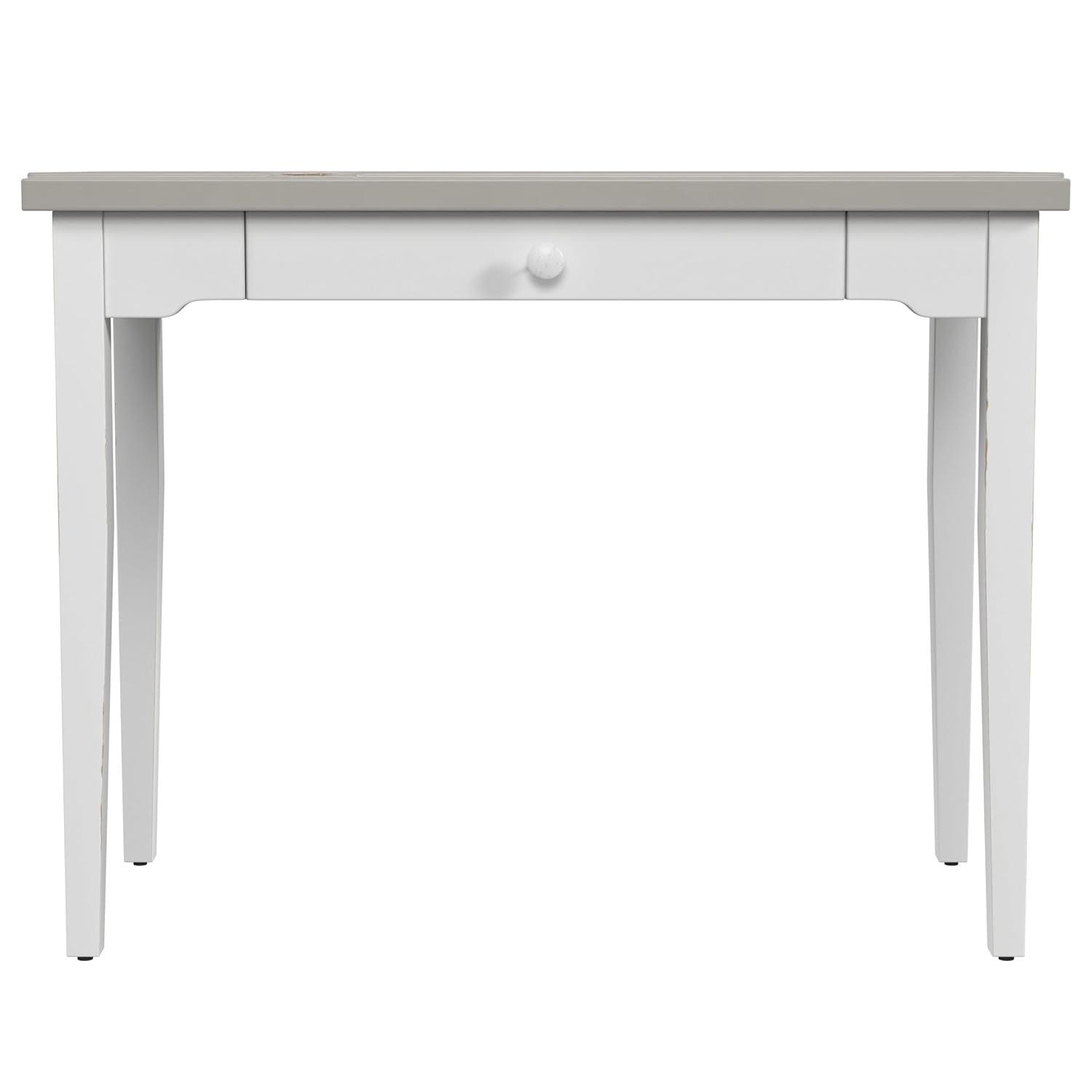 Hillsdale Furniture Clarion Wood Single Drawer Desk: Farmhouse Style, 75lb Capacity