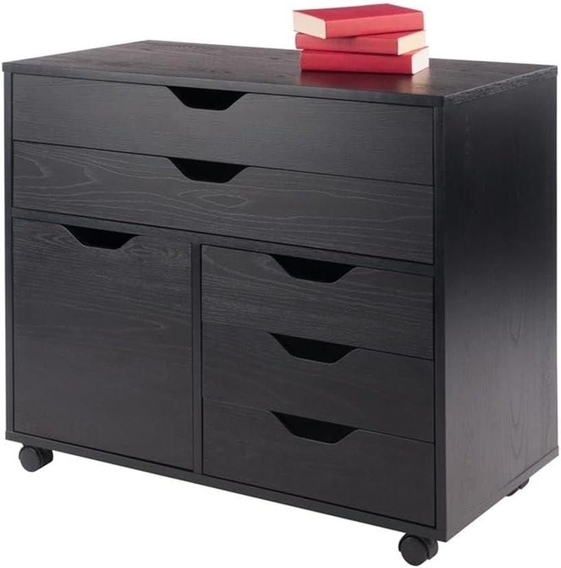 Halifax 3 Section Mobile Storage Cabinet - Winsome