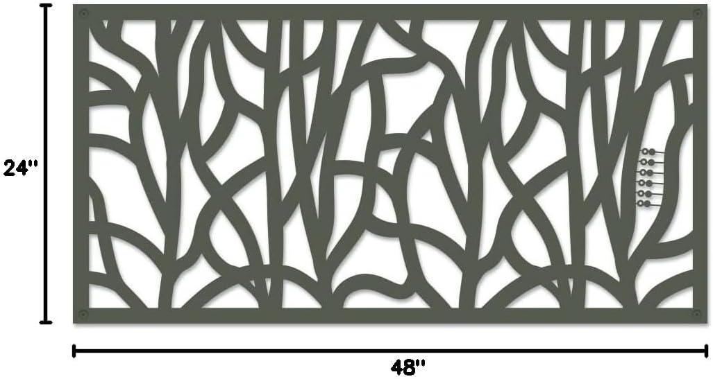 Grid Axcents 2 ft. H x 4 ft. W Polyethylene Privacy Screen