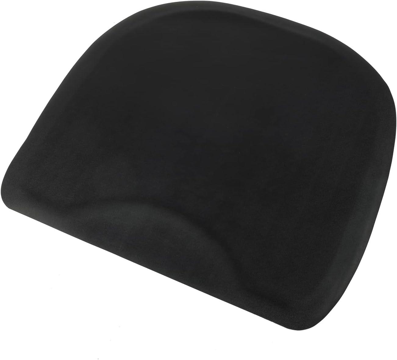 Goujxcy 3′x4.5′x1/2" Thick Anti Fatigue Salon Chair Mat for Hair Stylist, Comfort Beauty Salon Floor Mats Hair Salon Chair Mat for Barbershop Beauty Styling Chair (Semi Circle 1)