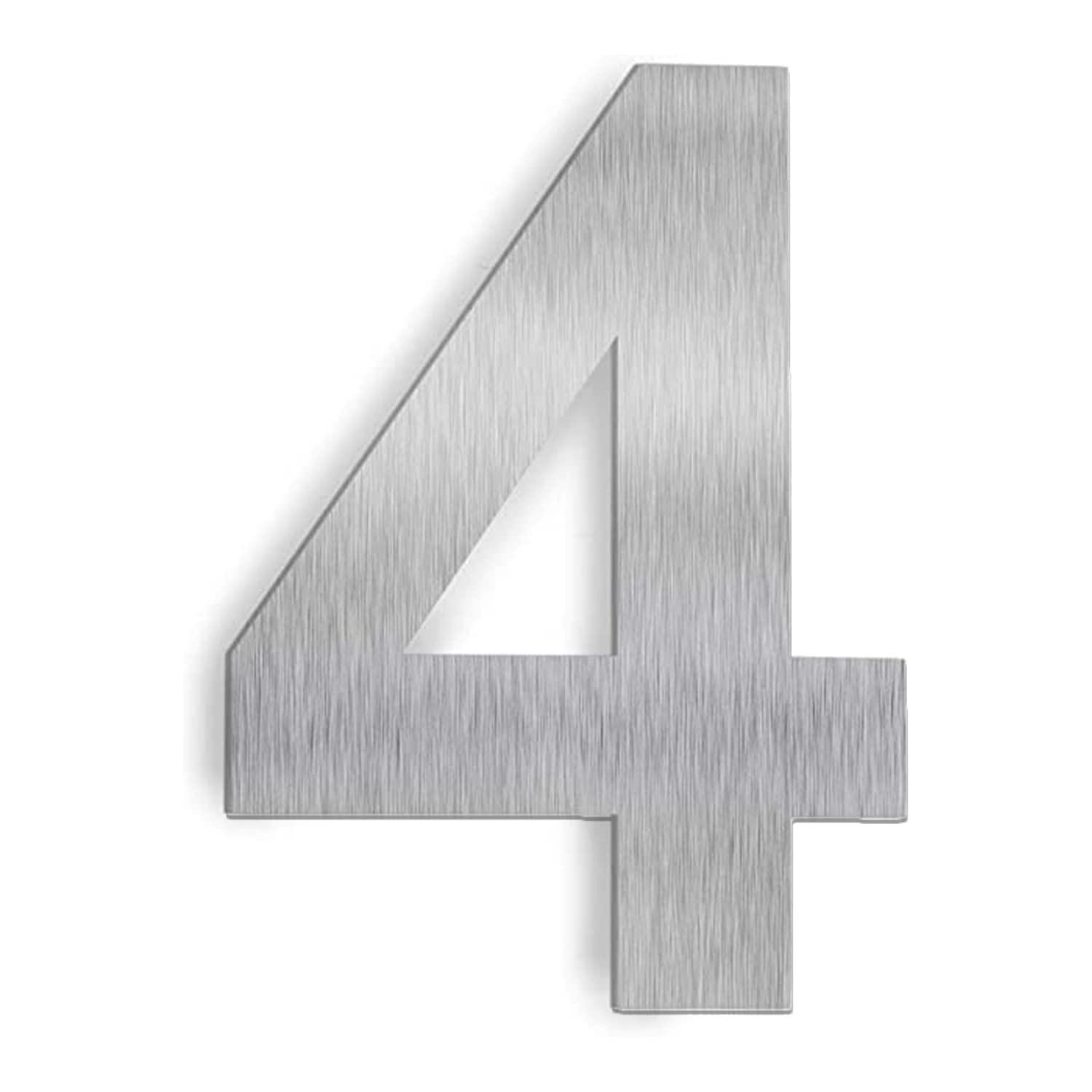 ModernStainlessHardware 6'' H Stainless Steel House Number