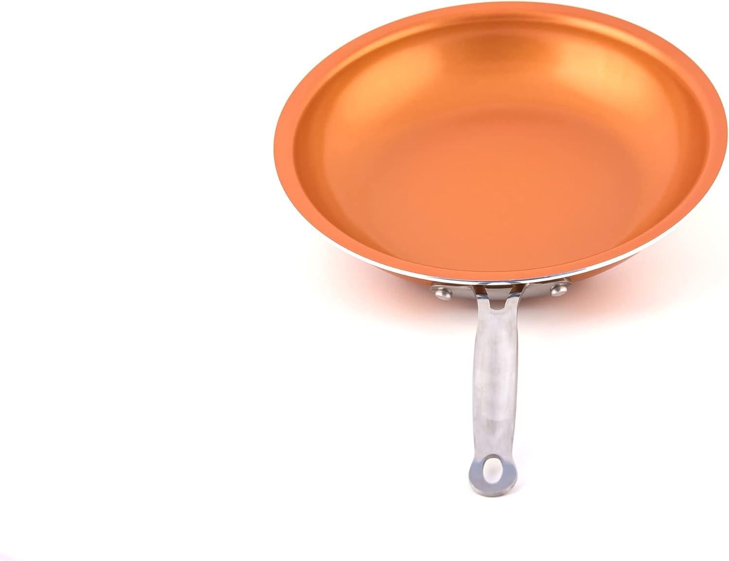 Masterpan Fry Pan, Copper Color Ceramic Non-Stick Coating