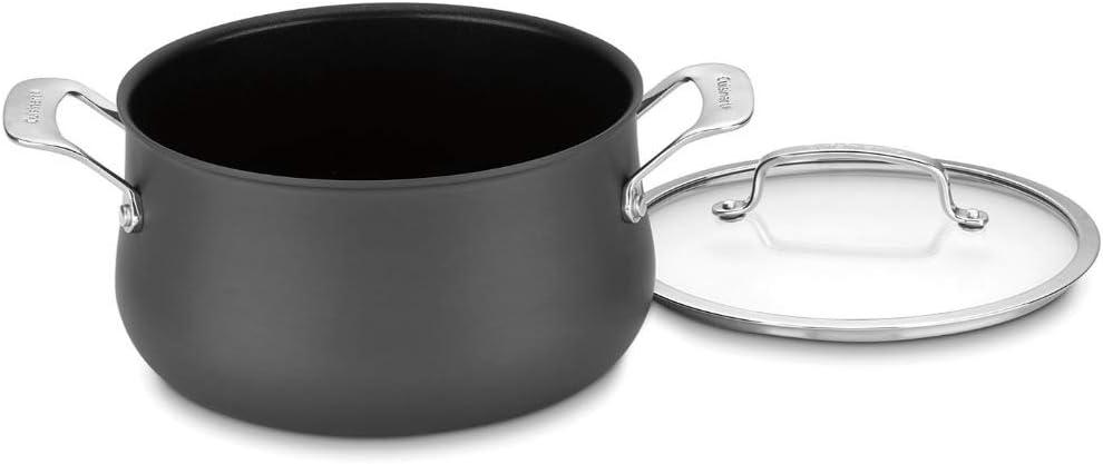 Cuisinart 5-Quart Black Aluminum Non-Stick Dutch Oven