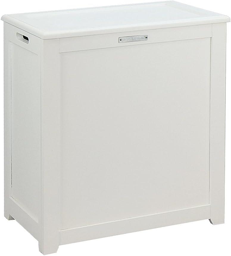 Wood Cabinet Laundry Hamper with Handles