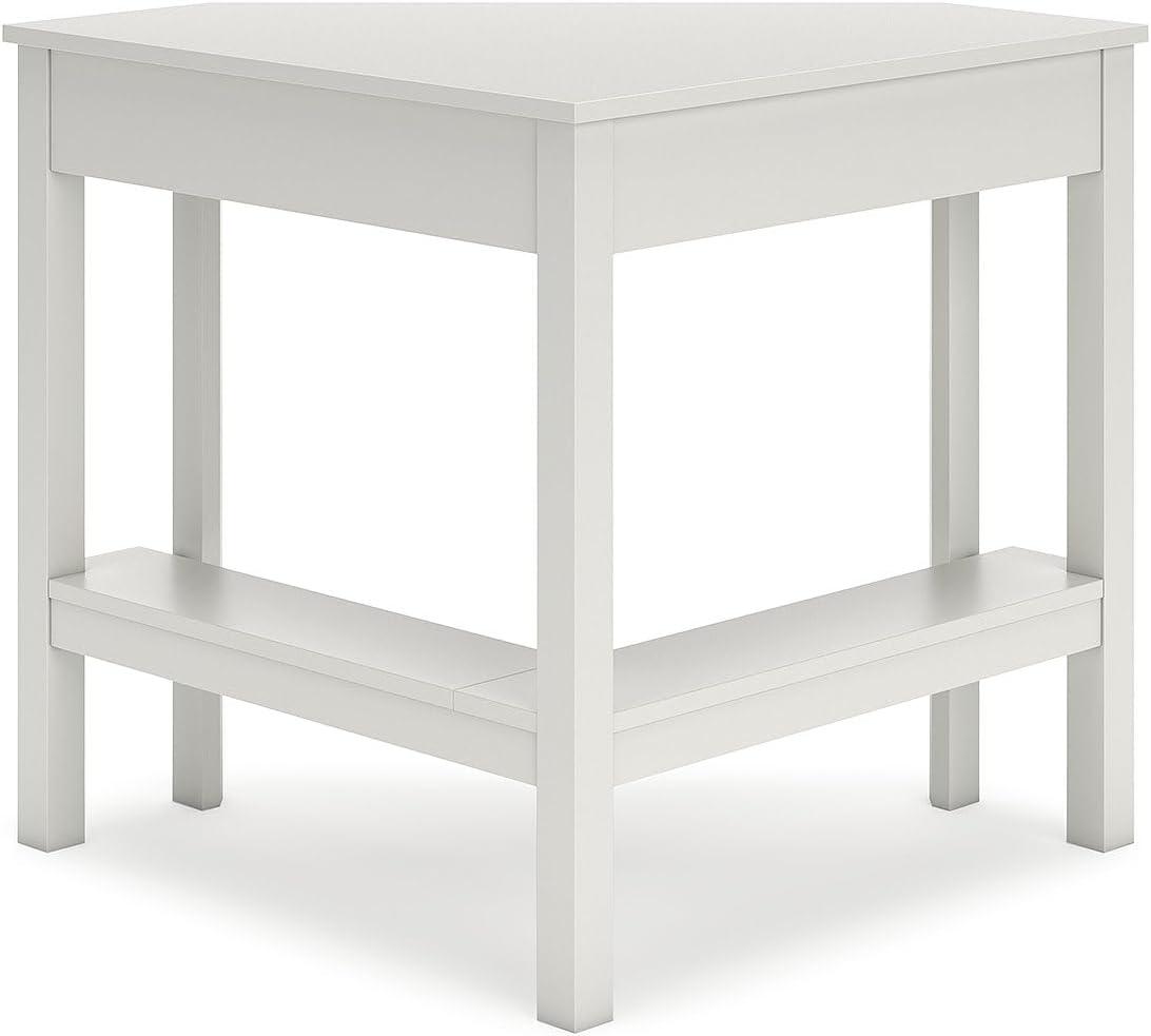 Keyiona Corner Solid Wood Base Writing Desk