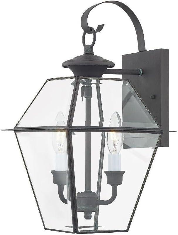 Livex Lighting Westover 2 - Light Wall Light in  Charcoal