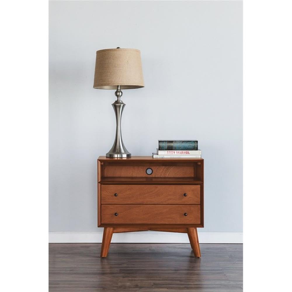 Williams 2-Drawer Nightstand with Shelf