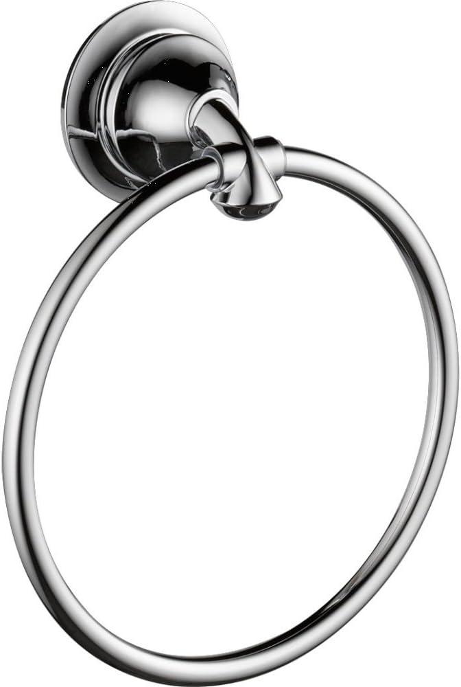 Polished Chrome Wall Mounted Towel Ring