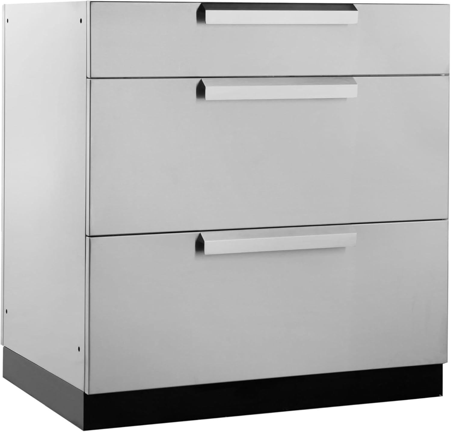 Outdoor Kitchen Classic 32In 3-Drawer Cabinet