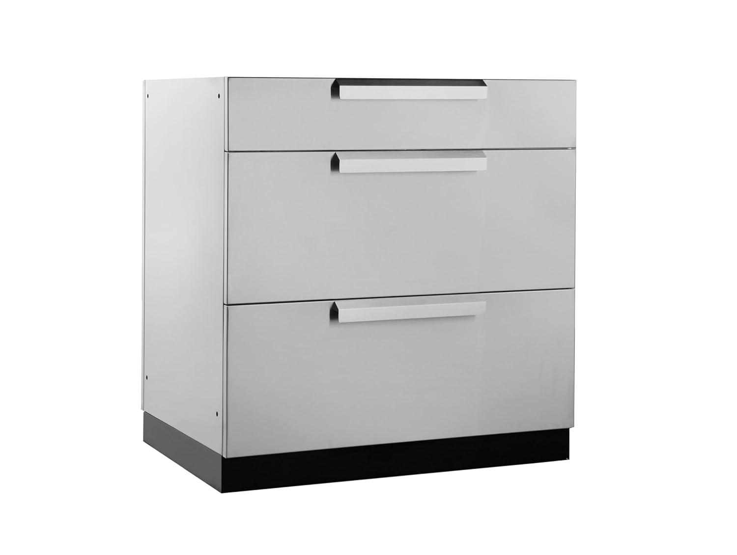 Outdoor Kitchen Classic 32In 3-Drawer Cabinet
