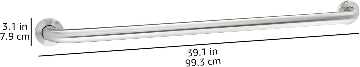 36-Inch Brushed Stainless Steel Bathroom Safety Grab Bar