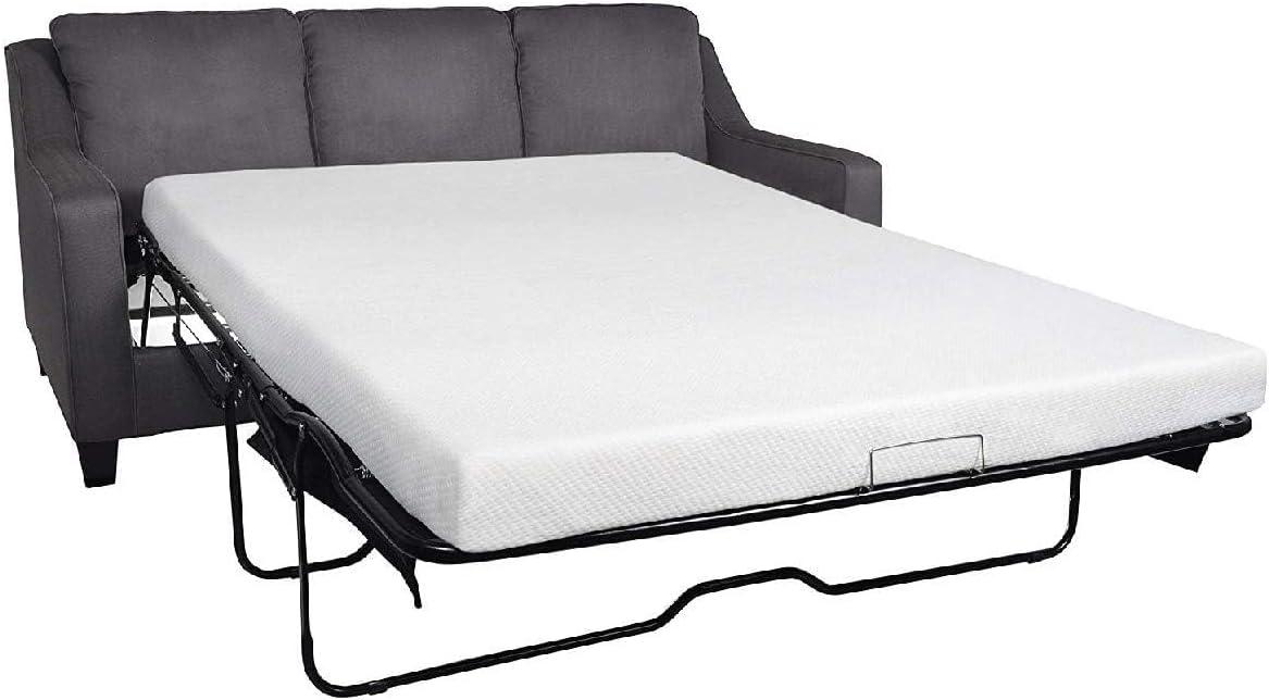 Milliard Premium 4.5 Inch Memory Foam Sofa Bed Replacement Mattress, Queen
