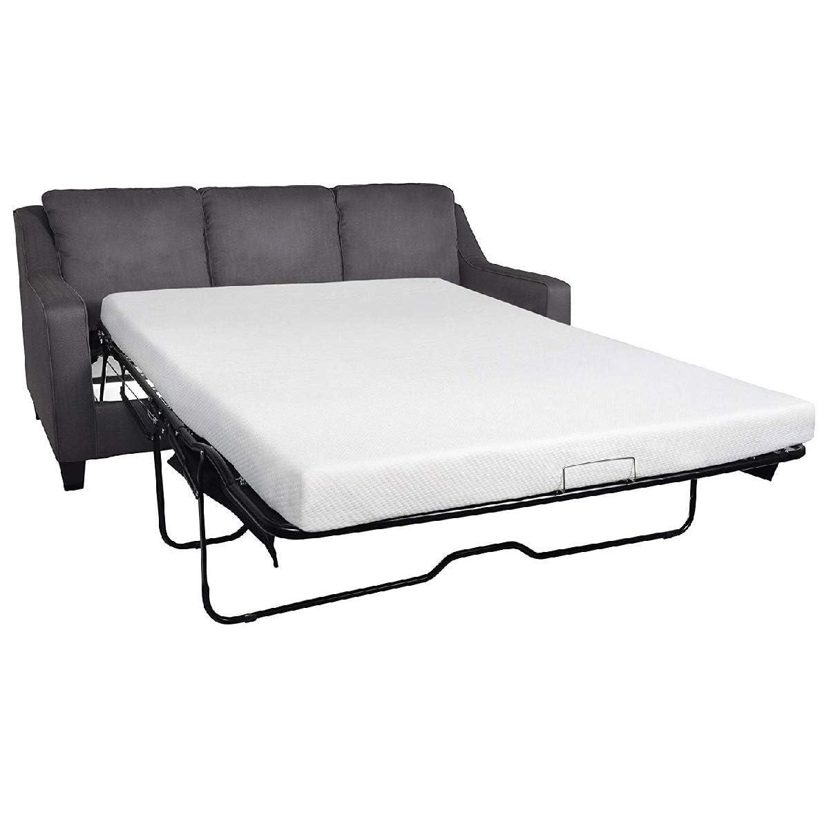 Milliard Premium 4.5 Inch Memory Foam Sofa Bed Replacement Mattress, Queen