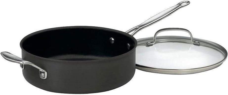 Cuisinart Chef's Classic Non Stick Hard Anodized Saute Pan with Lid