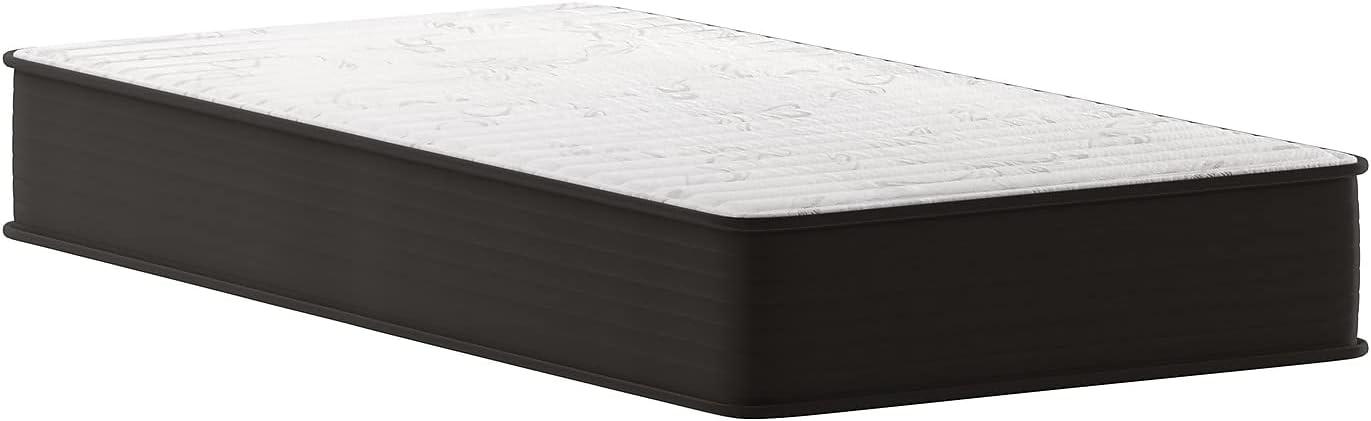 Twin 10" White and Black Innerspring Adjustable Mattress