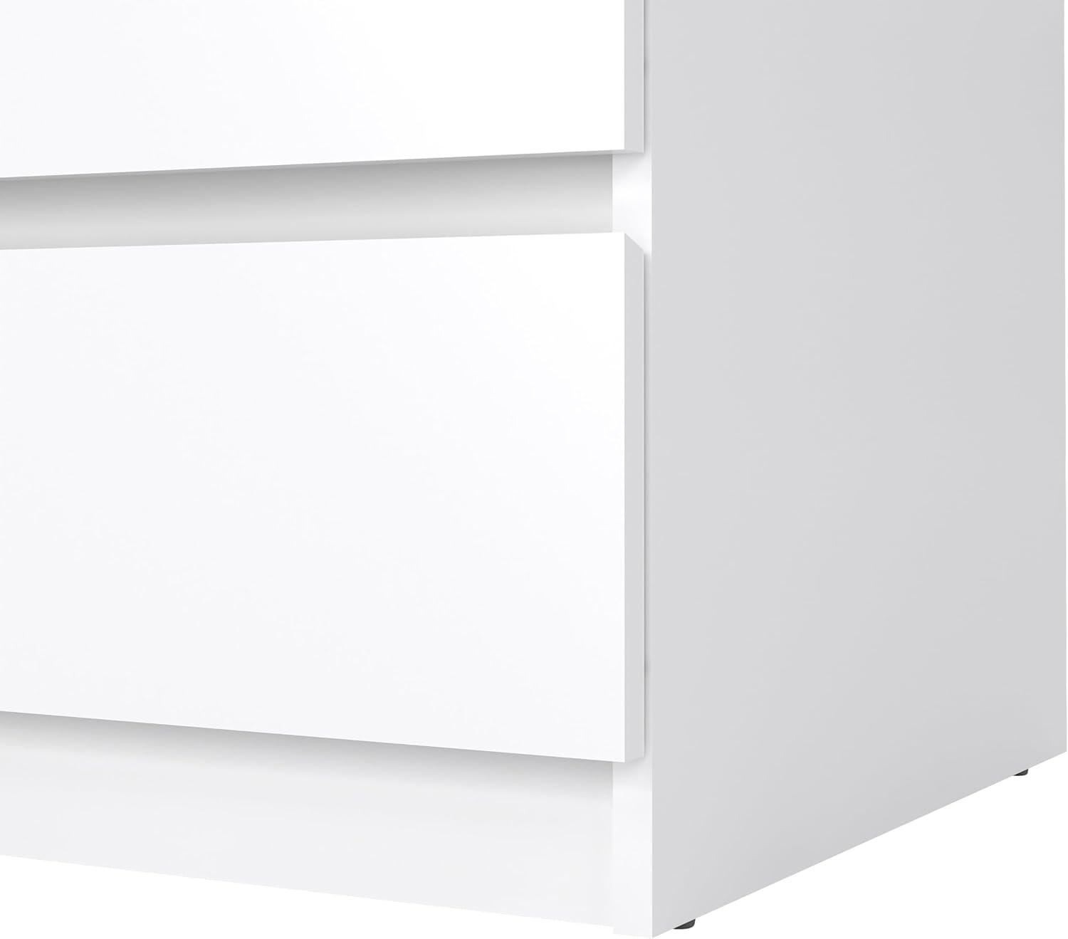 Tvilum Scottsdale 3 Drawer Chest, White High Gloss