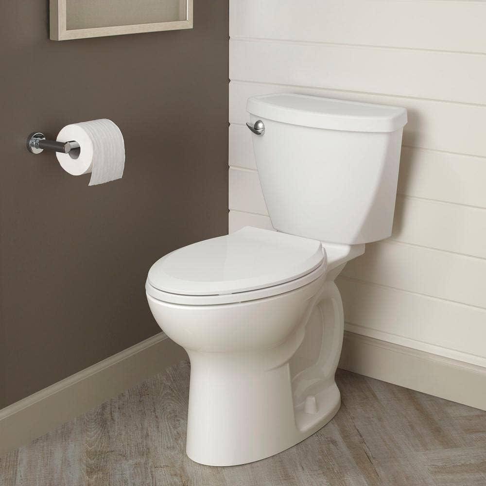 White Antimicrobial Slow-Close Elongated Toilet Seat