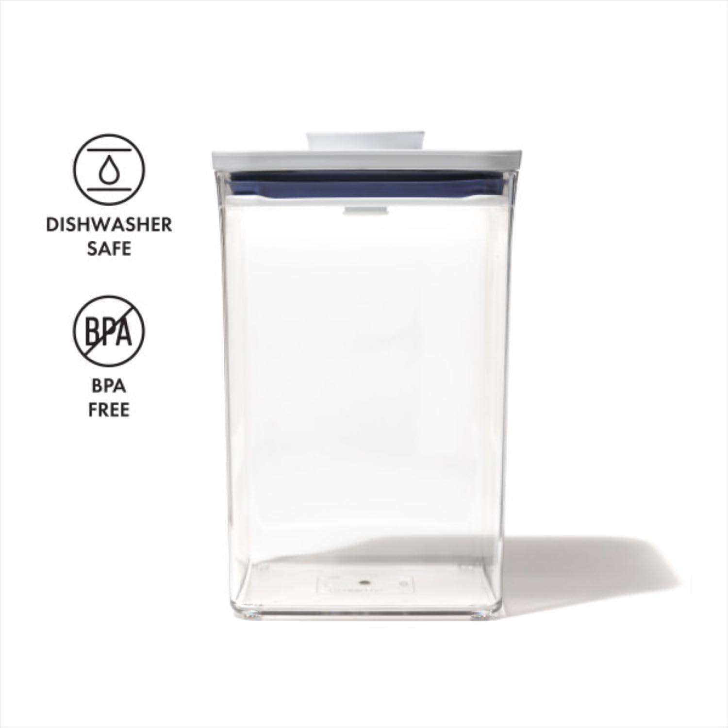 Medium Clear Plastic Pop Container with Gray Lid